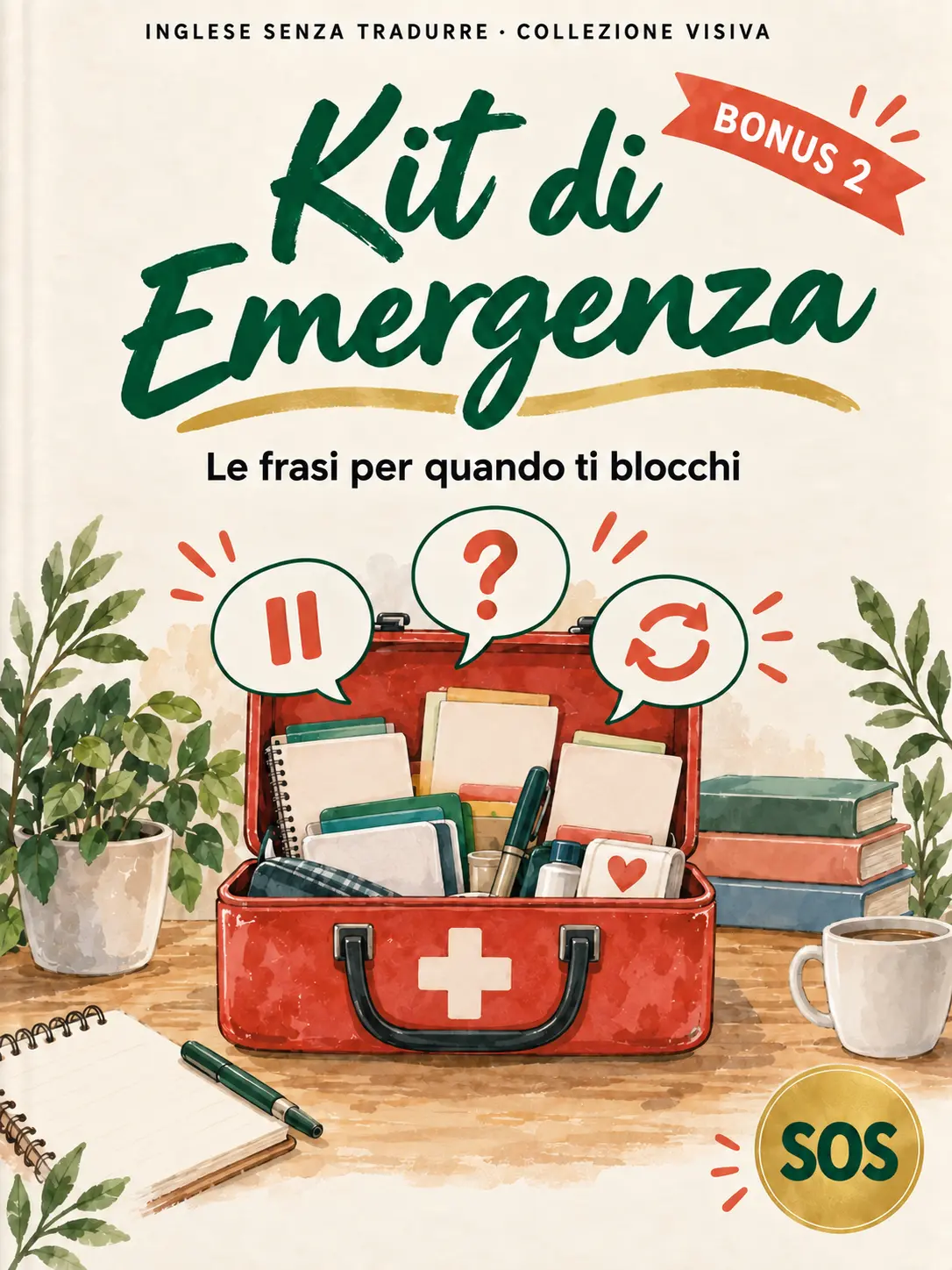 Copertina del bonus «Kit di Emergenza» di Inglese Senza Tradurre